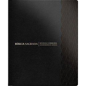 Bíblia Leia e Anote RC Preta - Capa Luxo - Geográfica