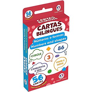 Cartas Bilíngues: Números e Formas - Ciranda Cultural