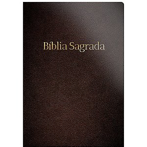 Bíblia Slim NVT Marrom - Capa Luxo - Geográfica