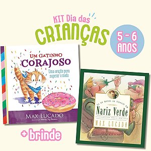 Kit Dia das Crianças 5-6 Anos: Um Gatinho Corajoso + Se ao Menos eu Tivesse um Nariz Verde