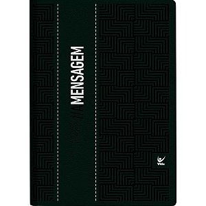 Bíblia AM Verde Musgo, Eugene H. Peterson - Letra Gigante - Vida