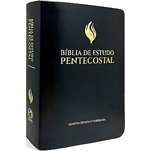 Bíblia de Estudo Pentecostal RC - Luxo Preta - CPAD