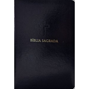 Bíblia RC Harpa e Corinhos Preta - Letra Hipergigante - Capa Emborrachada - CPP