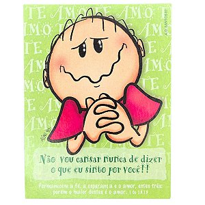 Cartão Carinhas Legais: Não Vou Cansar Nunca de Dizer - AD Santos