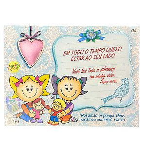 Cartão Carinhas Legais: Em Todo o Tempo Quero Estar ao seu Lado - AD Santos