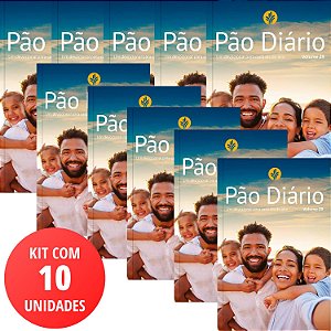 Kit 10 un Pão Diário - Volume 29 - Edição 2026 - Capa Família #Black