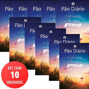 Kit 10 un Pão Diário - Volume 29 - Edição 2026 - Capa Salmos 119:64 #Black