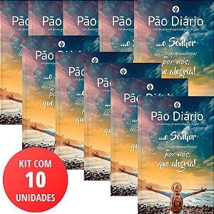 Kit 10 un Pão Diário - Volume 29 - Edição 2026 - Capa Bondade de Deus #Black