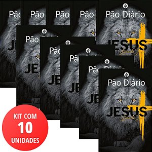 Kit 10 un Pão Diário - Volume 29 - Edição 2026 - Capa Leão de Judá #Black