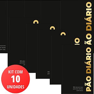 Kit 10 un Pão Diário - Volume 29 - Edição 2026 - Capa Preta #Black