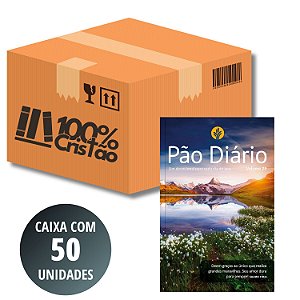 Caixa 50 un Pão Diário - Volume 29 - Edição 2026 - Capa Paisagem #Black