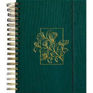 Meu Plano Perfeito Florescer: Floral Verde - Capa Tecido - Thomas Nelson