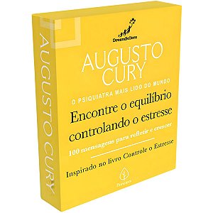 Cards: Encontre o Equilíbrio Controlando o Estresse, Augusto Cury - Principis