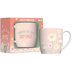 Caneca de Porcelana: Tarefa do Dia - BrasFoot