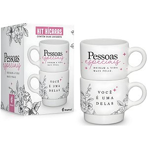 Kit Xícaras: Pessoas Especiais - BrasFoot