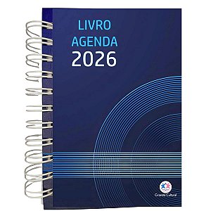 Livro Agenda 2026 Azul Marinho - Ciranda Cultural