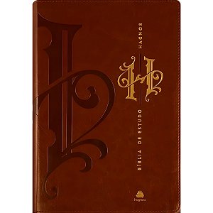 Bíblia de Estudo King James - Com Notas e Comentários e Recursos de Harold Willmington - Luxo Marrom - Hagnos