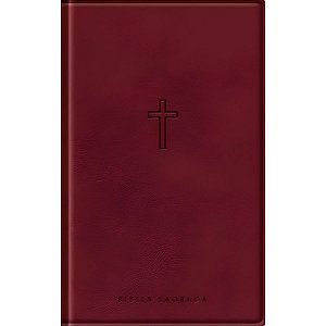Bíblia NAA Slim Vinho - Capa Luxo - Vida #LiquidaJaneiro