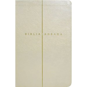 Bíblia Slim NVI Bege - Capa Luxo - Vida #LiquidaJaneiro