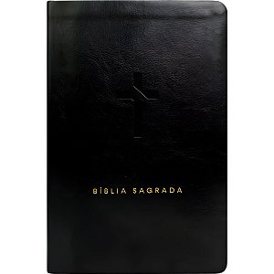Bíblia Slim NVT Preta - Capa Luxo - Vida #LiquidaJaneiro