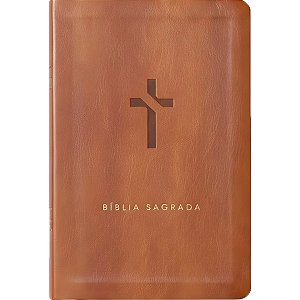 Bíblia Slim NVT Caramelo - Capa Luxo - Vida #LiquidaJaneiro