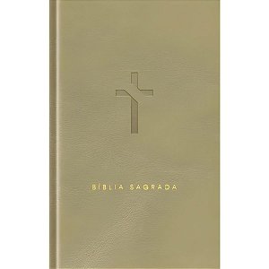 Bíblia Slim NVT Bege - Capa Luxo - Vida #LiquidaJaneiro