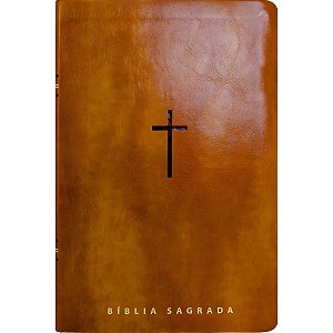 Bíblia NVT Caramelo - Letra Gigante - Capa Luxo - Vida