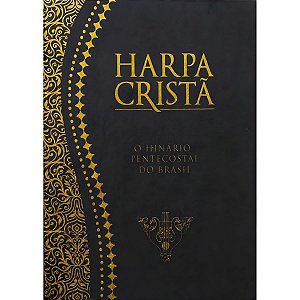 Harpa Cristã Preta e Dourada Grande - CPAD