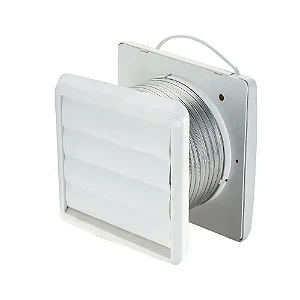 KIT VENTILADOR AXIAL EXAUSTOR BANHEIRO KEXB-03 150MM BIVOLT