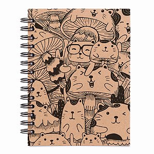 Sketchbook Kraft A5 - Caderno para Desenho - Cogu