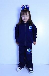 CONJUNTO HELANCA PXA C/ ZIPER ABERTO