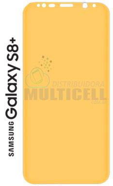 PELÍCULA DE GEL ANTI-IMPACTO SAMSUNG G955 GALAXY S8 PLUS + (COBRE TODA A TELA)