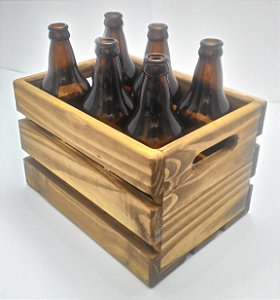 Caixa Modelo Engradado de Cerveja 600ml Envelhecido