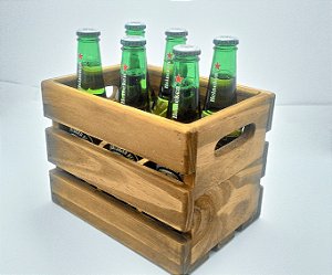 Caixa Modelo Engradado de Cerveja Long Neck Envelhecido