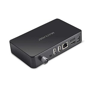 Smart TV Multilaser Box Hibrido Android + Conversor 1GB Ram + 8GB Flash Preto - PC001