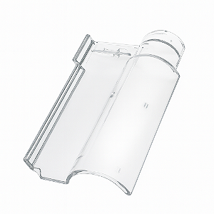 Telha Portuguesa transparente Policarbonato - PLASTELHA