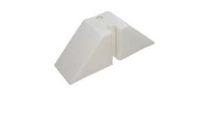 Calço Trapézio T25 Branco - 2 Furos