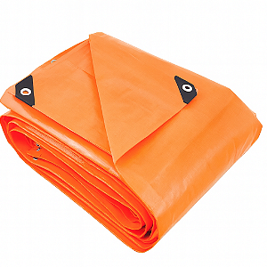 Lona Carreteiro Polietileno 8x5M Laranja 150 micras - Vonder