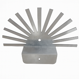 Passarinheira Individual Metal Galvanizada Universal 10 Pçs Anti Maritacas