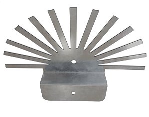 Passarinheira Individual Metal Galvanizada Universal 10 Pçs Anti Maritacas