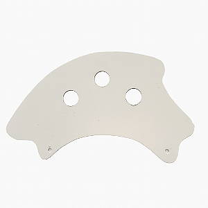 Passarinheira telha Americana Marfim Ventilada Metal - 50 peças