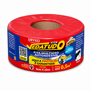 Manta asfáltica adesiva Aluminizada - 05cm x 10m - VEDATUDO