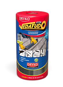 Manta asfáltica adesiva Aluminizada - 30cm x 10m - VEDATUDO