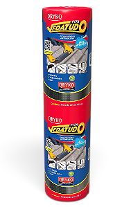 Manta asfáltica adesiva Aluminizada - 60cm x 10m - VEDATUDO