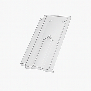 Telha Francesa Paulista transparente Policarbonato Caixa 15 telhas