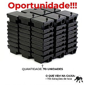 Porta Isca Target - Kit 70 unidades