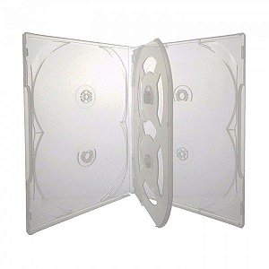 Box Para DVD DE 6 disco Transparente
