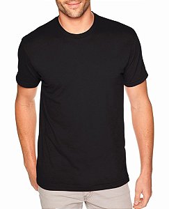 Camiseta Preta Poliéster Dry-fit para Sublimação