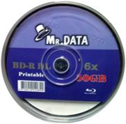 Mídia Blu-ray DL Mr Data pct 10 unidades