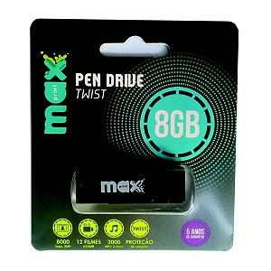 Pen Drive Twist Maxprint 8GB - 5 peças